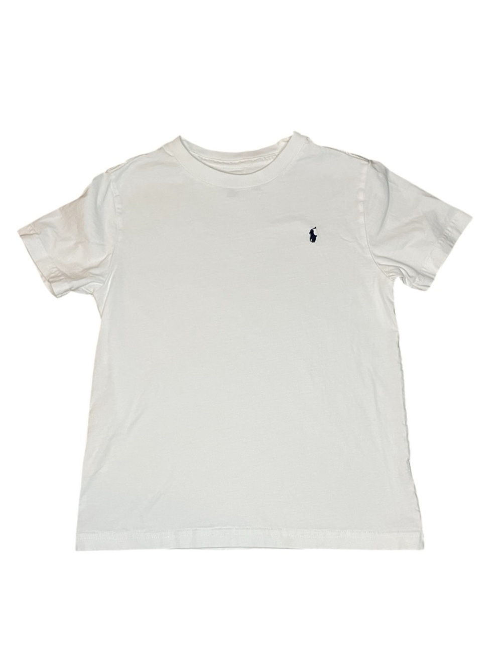 Ralph Lauren White Tee with Navy Polo Pony